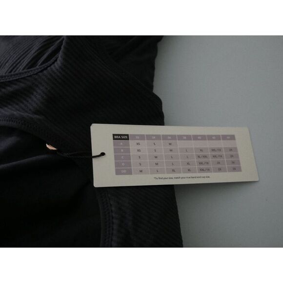 CALIA Women’s Seamless Brami Racerback Sports Bra Tank Top Black 1X - Picture 7 of 10